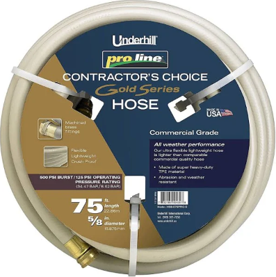 UNDERHILL 5/8" Gold Proline Hose